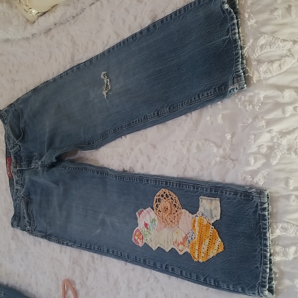 Altered jeans
